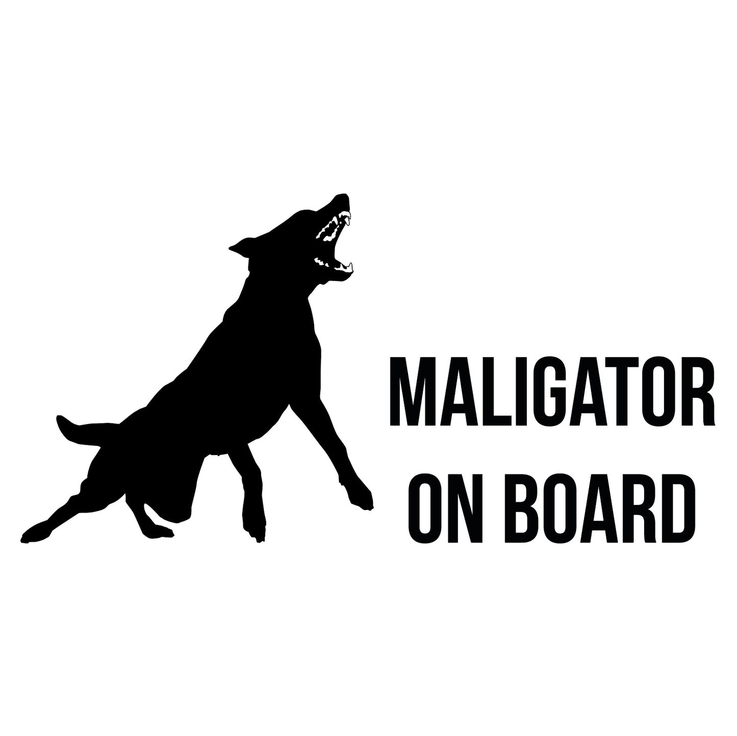 Sticker "Maligator on Board"