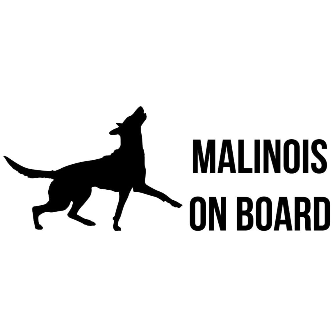 Sticker "Malinois on Board"